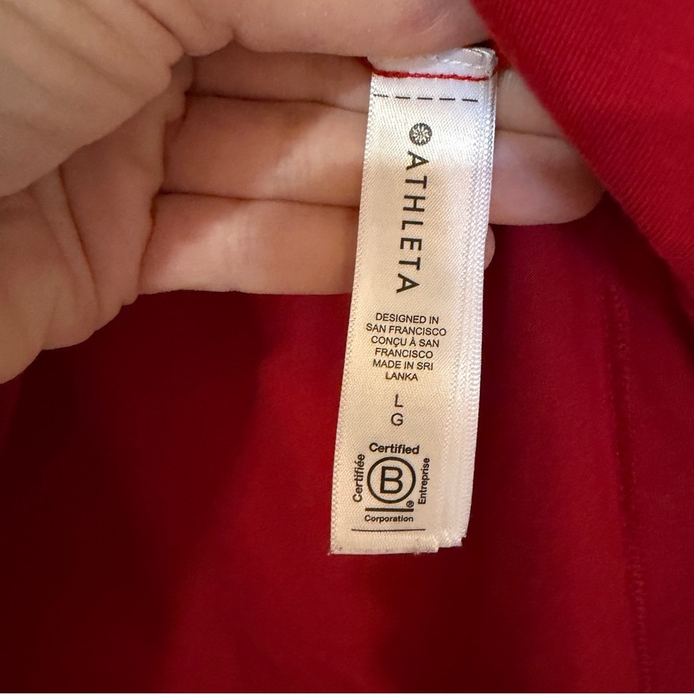 Red Athleta Women's Top - Picture 4 of 9